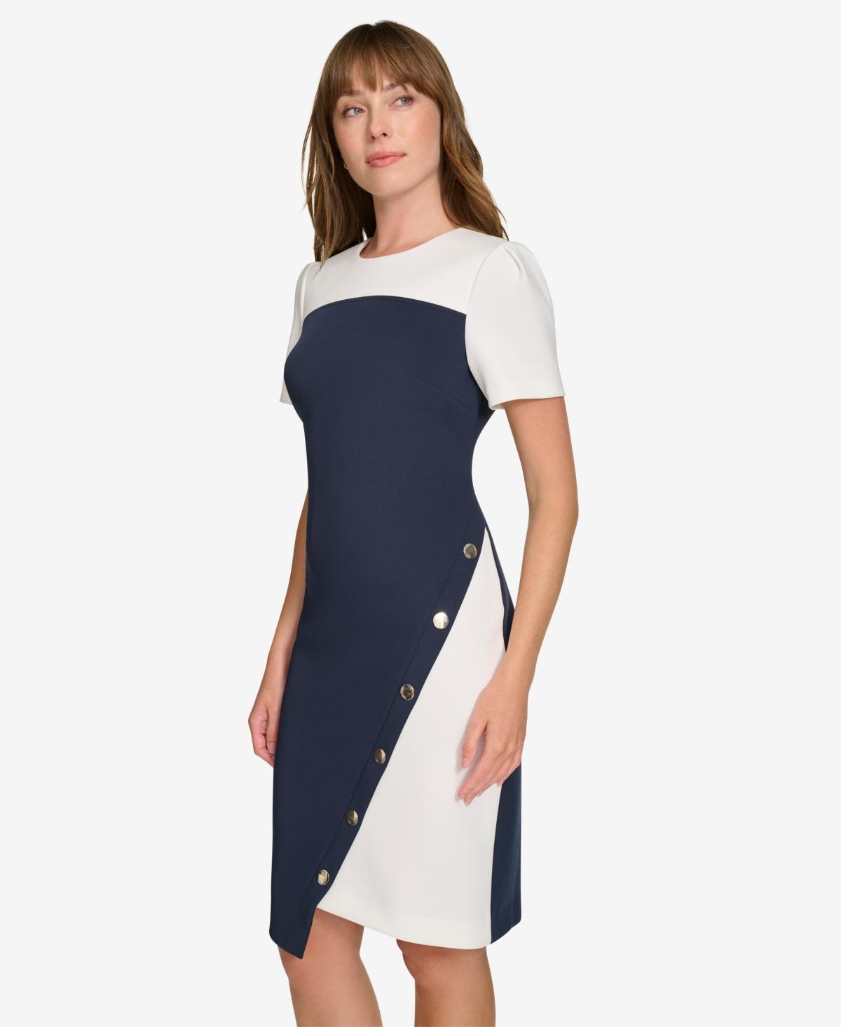 navy blue dress for baby girl Tommy Hilfiger Colour Block Dresses for Women