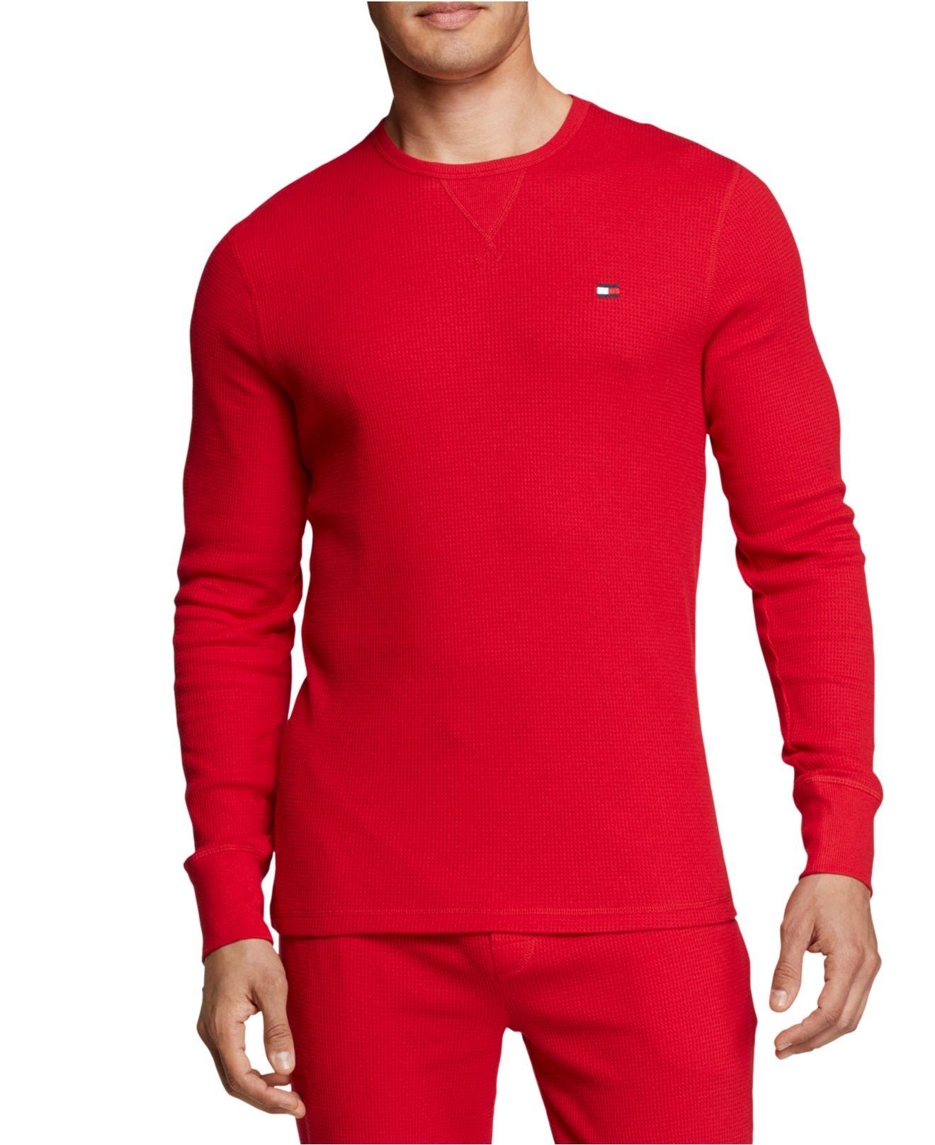 Tommy Hilfiger Cotton Long-sleeve Thermal Shirt, Created For Macy's in ...
