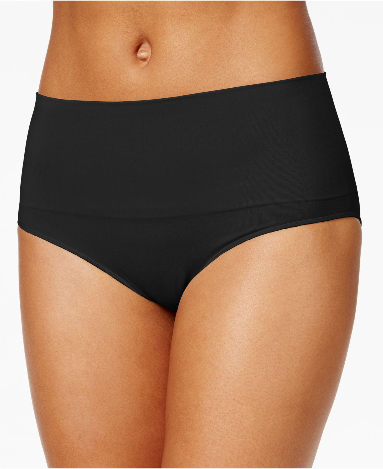 Spanx Synthetic Shaping Brief Ss0715 in Black Lyst