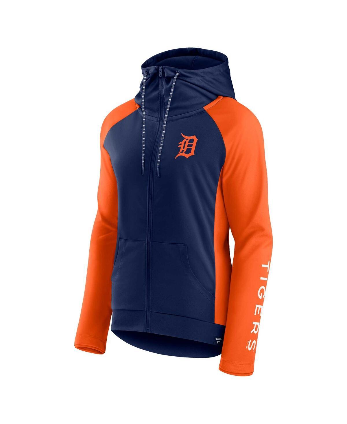 Women's Chicago Bears Fanatics Branded Navy City Ties Full-Zip Hoodie