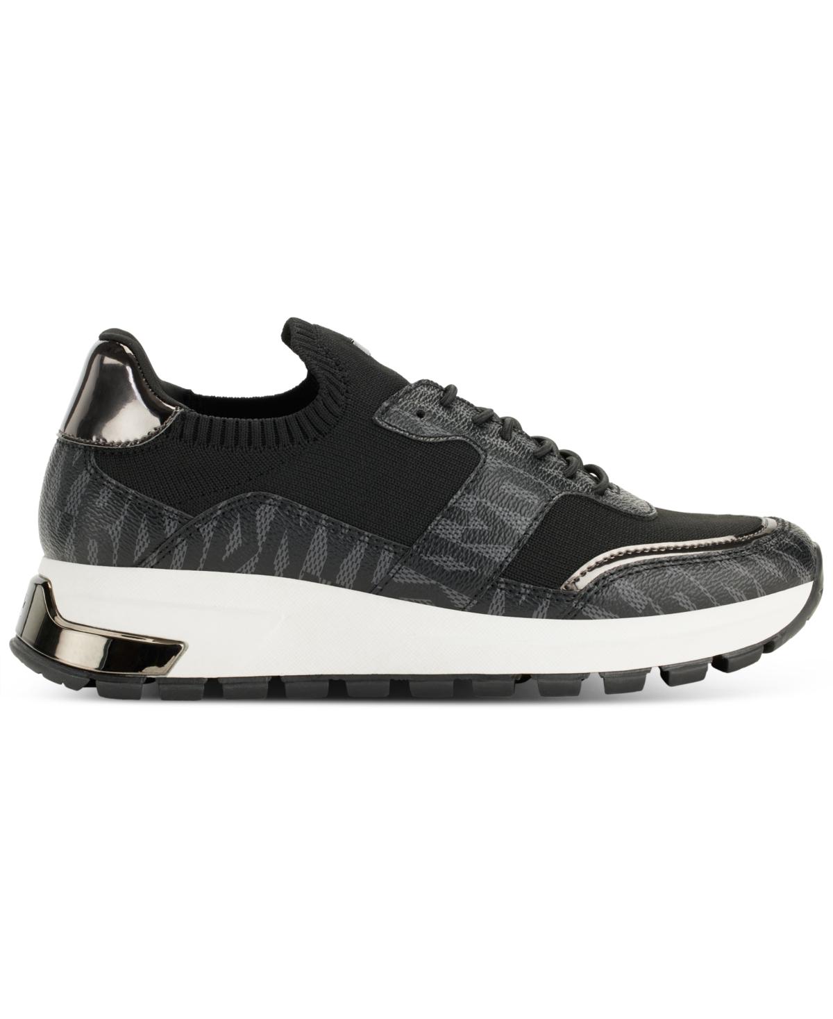 DKNY Maida Lace up Low top Running Sneakers in Black Lyst