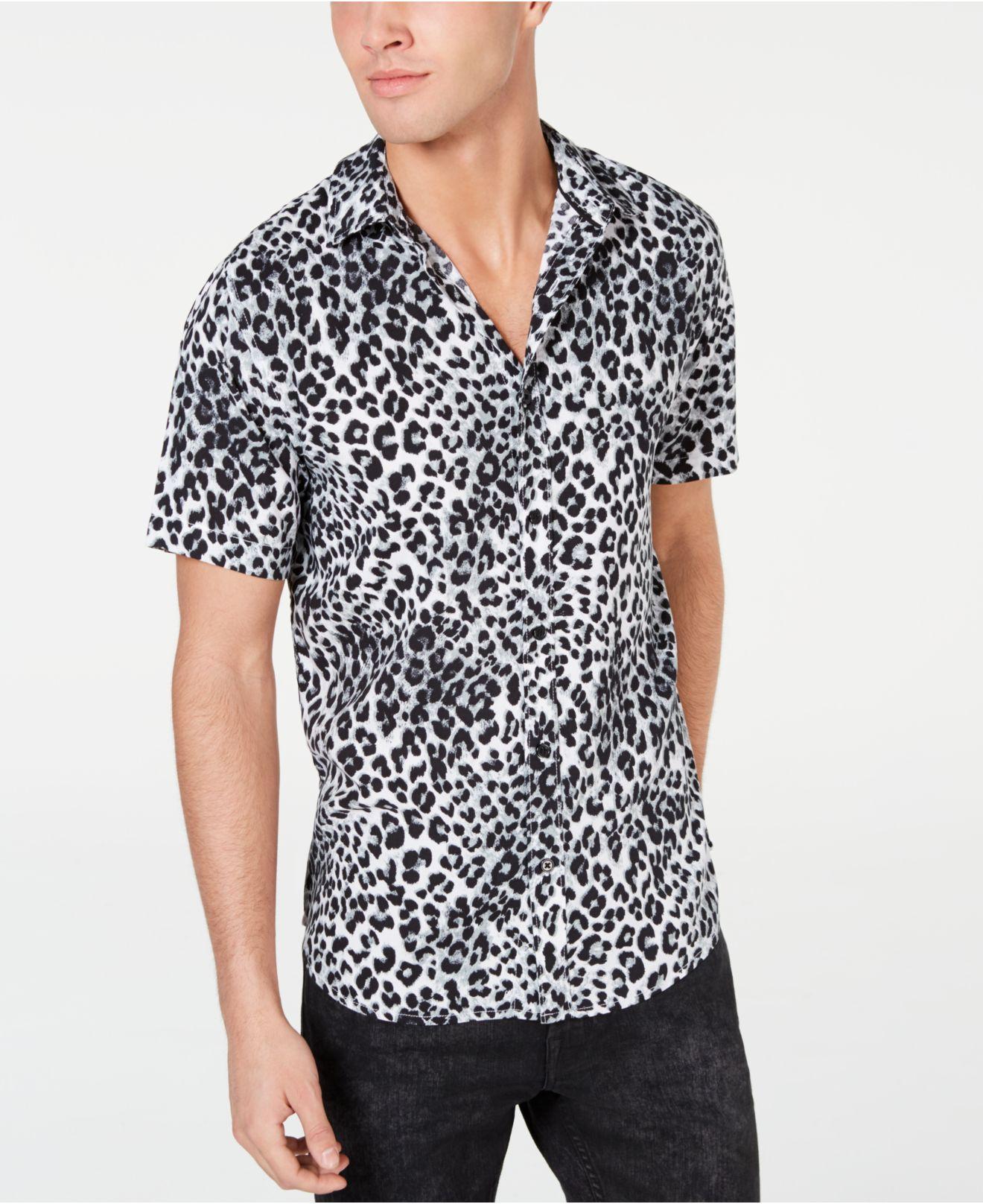 guess leopard top