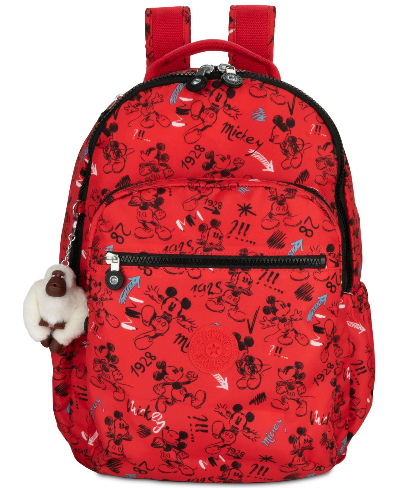 Kipling Disney's® Mickey Mouse Seoul Go Laptop Backpack in Red | Lyst