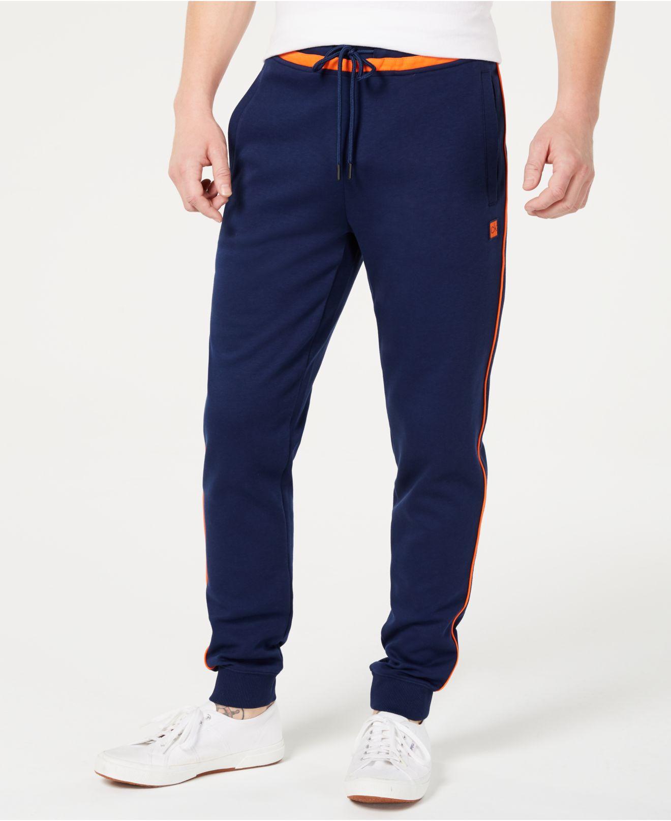 Lyst - Calvin Klein Athleisure Ponte Driver Casual Pants in Blue for Men