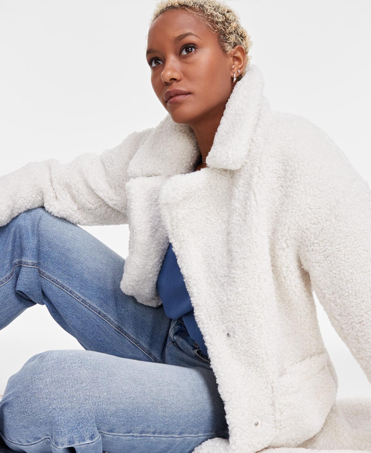 Bcbg teddy bear coat hotsell