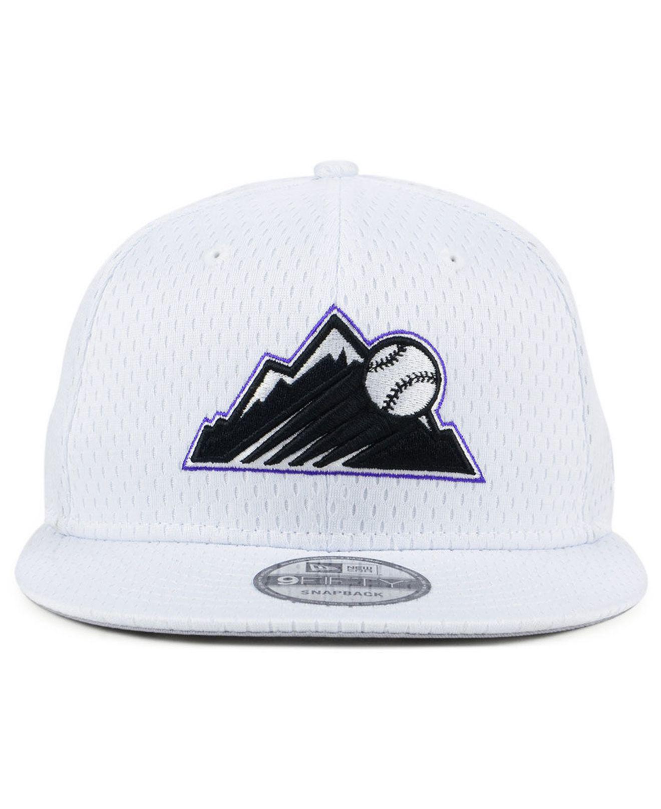 rockies batting practice hat