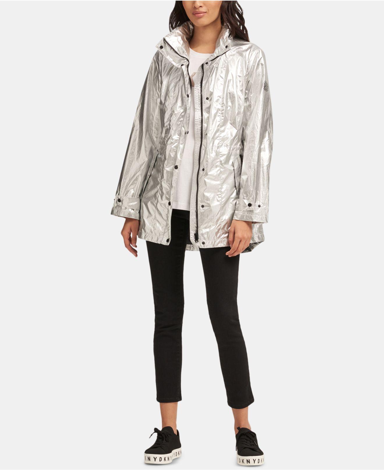 Dkny silver jacket Clearance