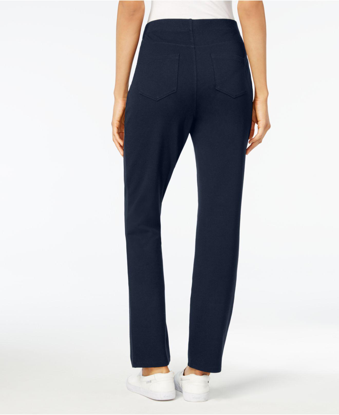 macys karen scott fleece pants