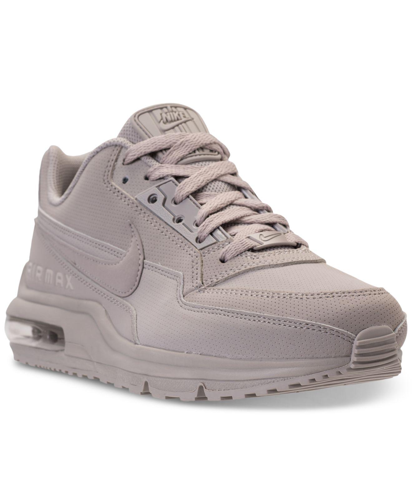 Nike Leather Men's Air Max Ltd 3 Running Sneakers From Finish Line in  Cobblestone/Cobblestone (Gray) for Men | Lyst