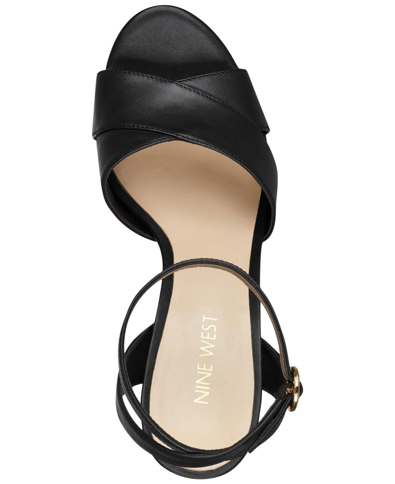 nine west quisha platform sandals