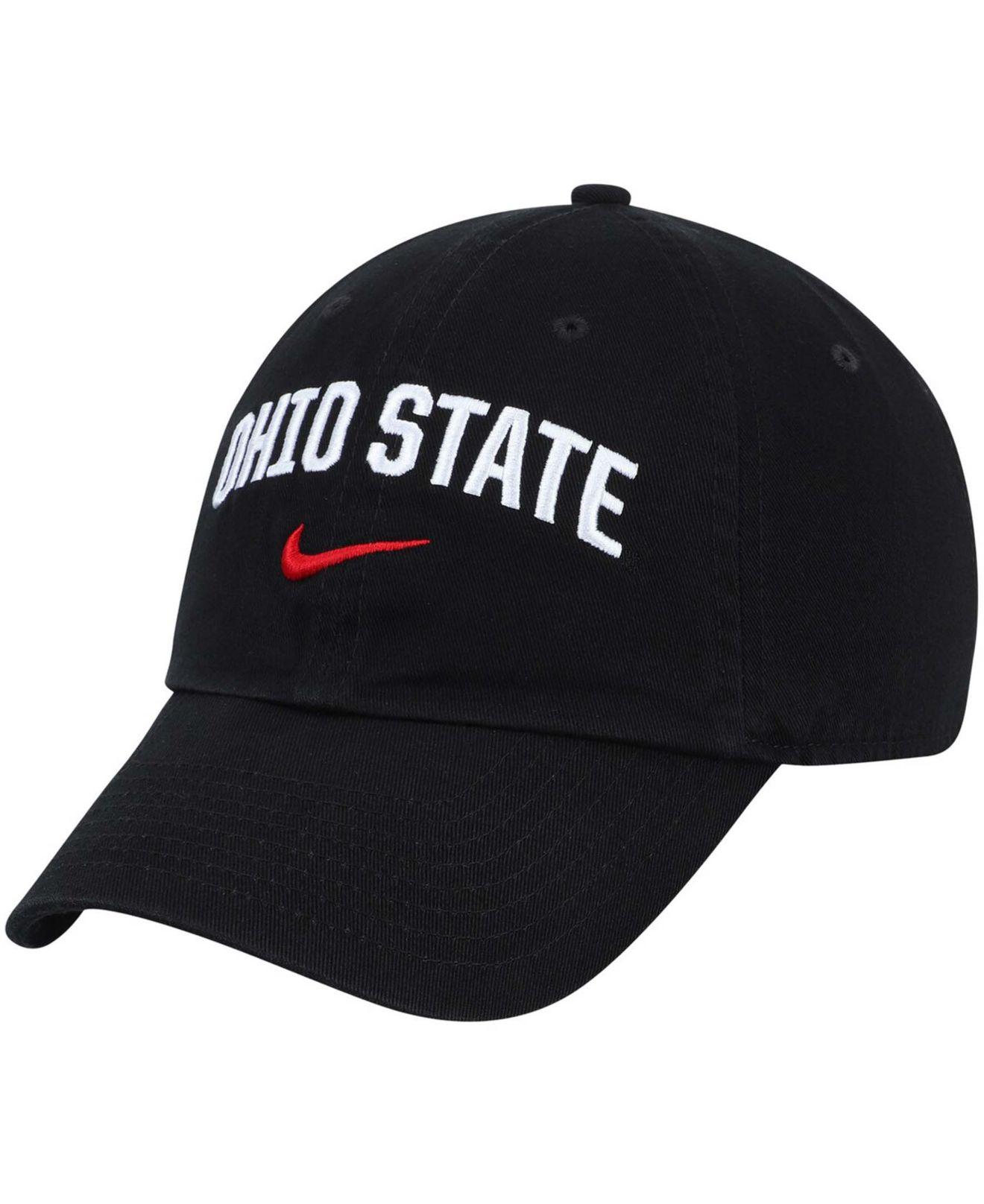 Nike Black Ohio State Buckeyes Heritage 86 Arch Adjustable Performance