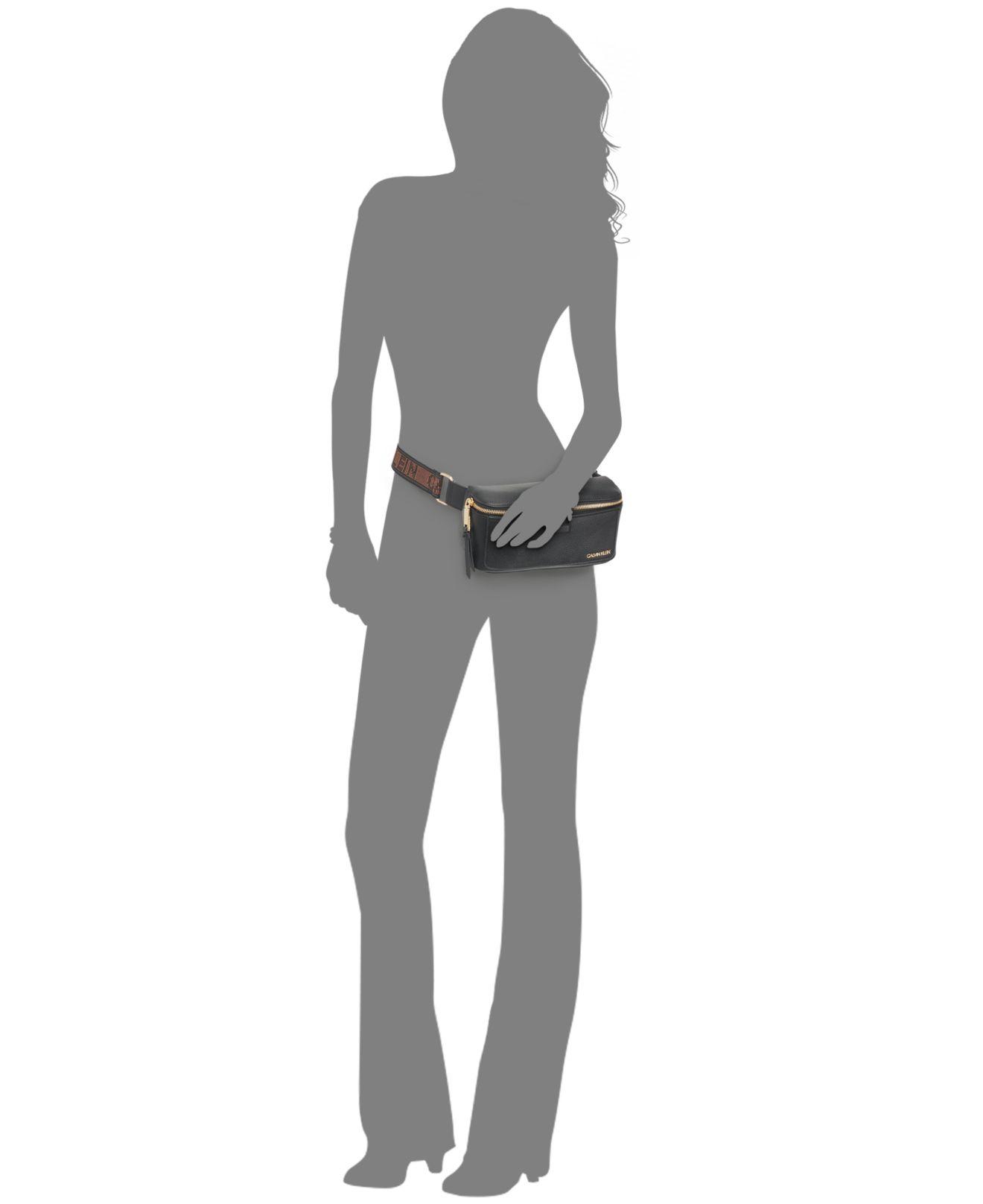 Calvin Klein Millie Belt Bag in Black/Gold (Black) | Lyst Canada