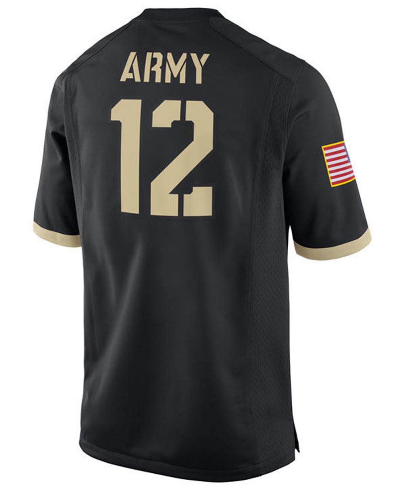 Nike Synthetic Army Black Knights Football Replica Game Jersey for Men