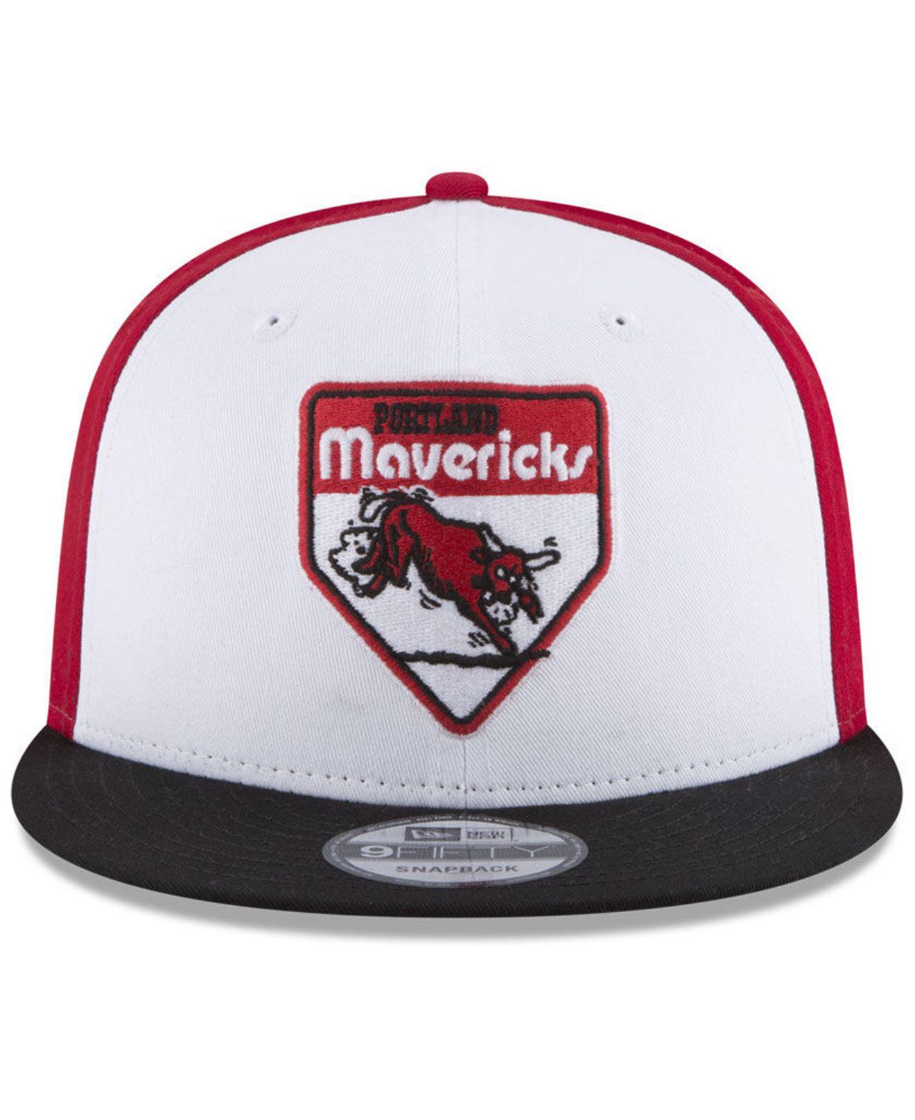 KTZ Portland Mavericks Hometown 9fifty Snapback Cap in Red for Men