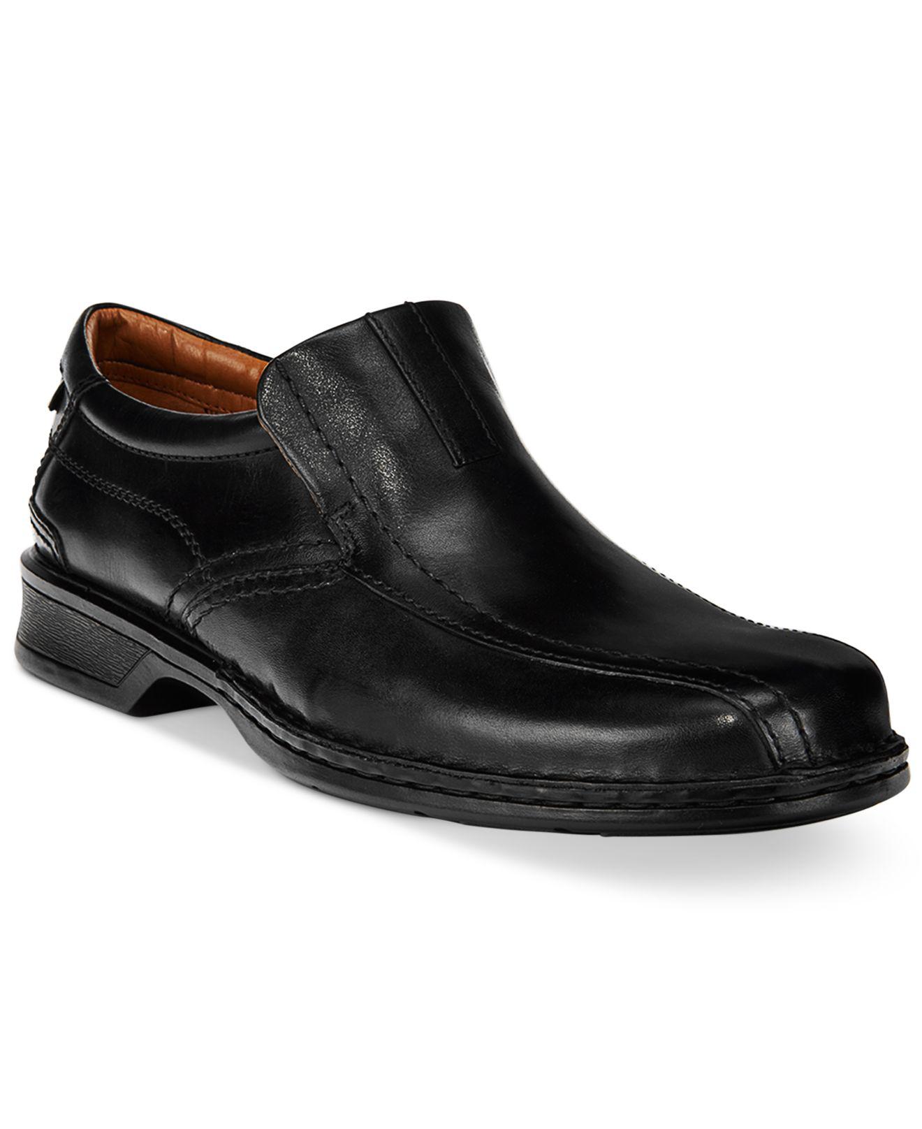 Clarks Leather Escalade Step Loafer in Black Leather (Black) for Men - Lyst