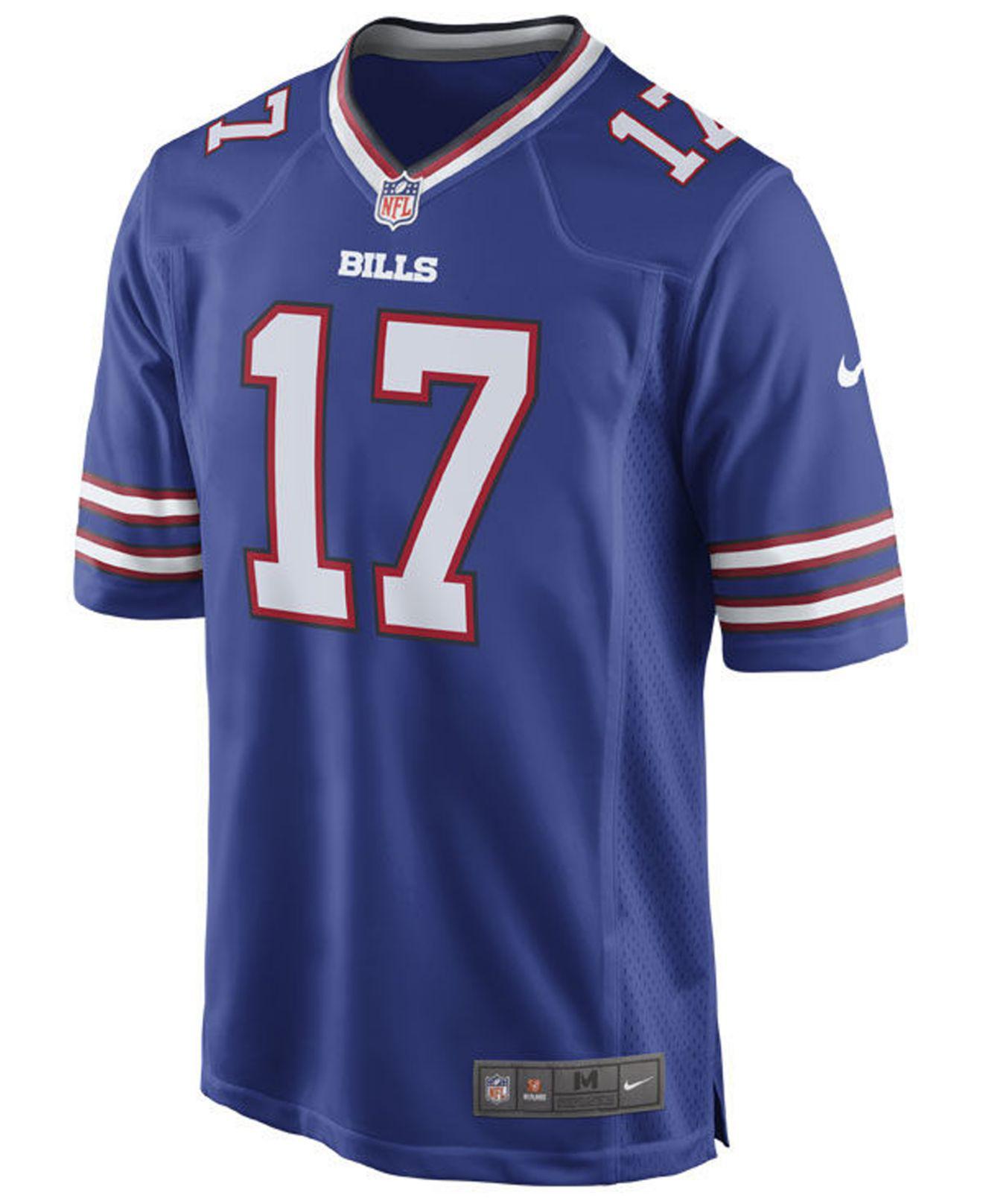 Nike Synthetic Josh Allen Buffalo Bills Game Jersey in Blue for Men Lyst