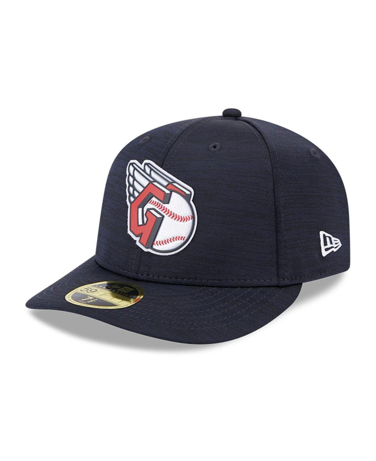 KTZ Navy Cleveland Guardians 2023 Clubhouse Low Profile 59fifty Fitted ...