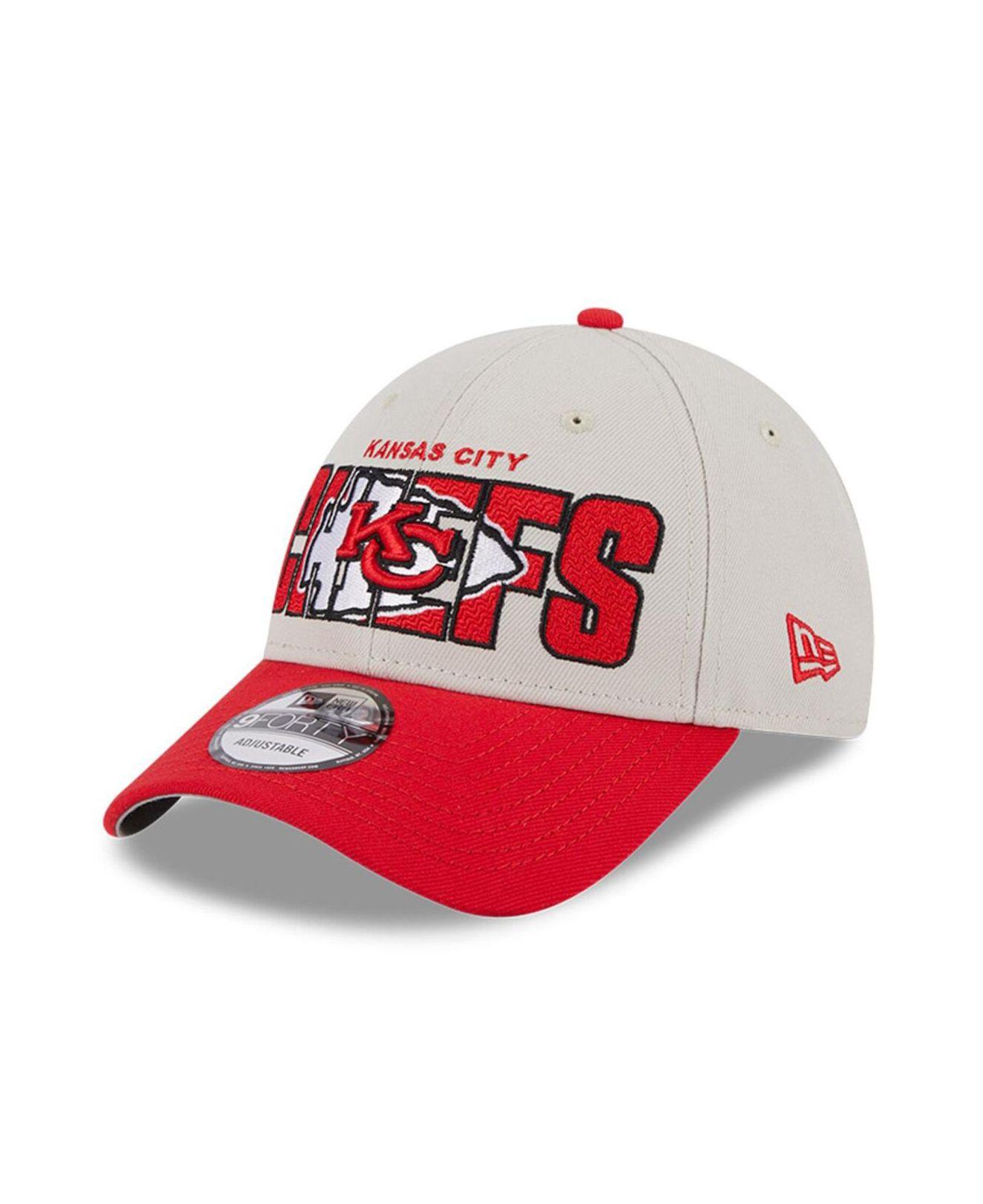 Men's New Era Red Kansas City Chiefs Super Bowl LVII Champions Slice 9FORTY  Adjustable Hat 
