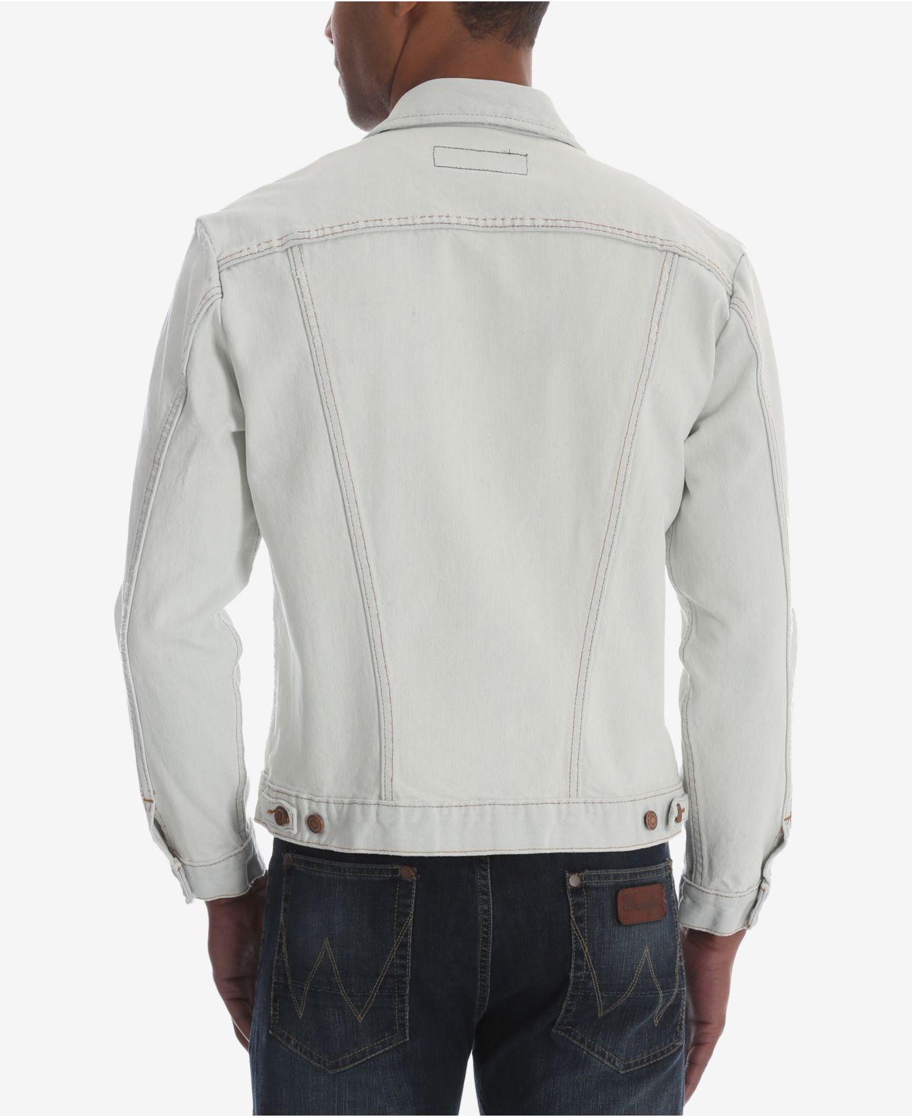 Wrangler Men's Western Jean Jacket in White for Men | Lyst