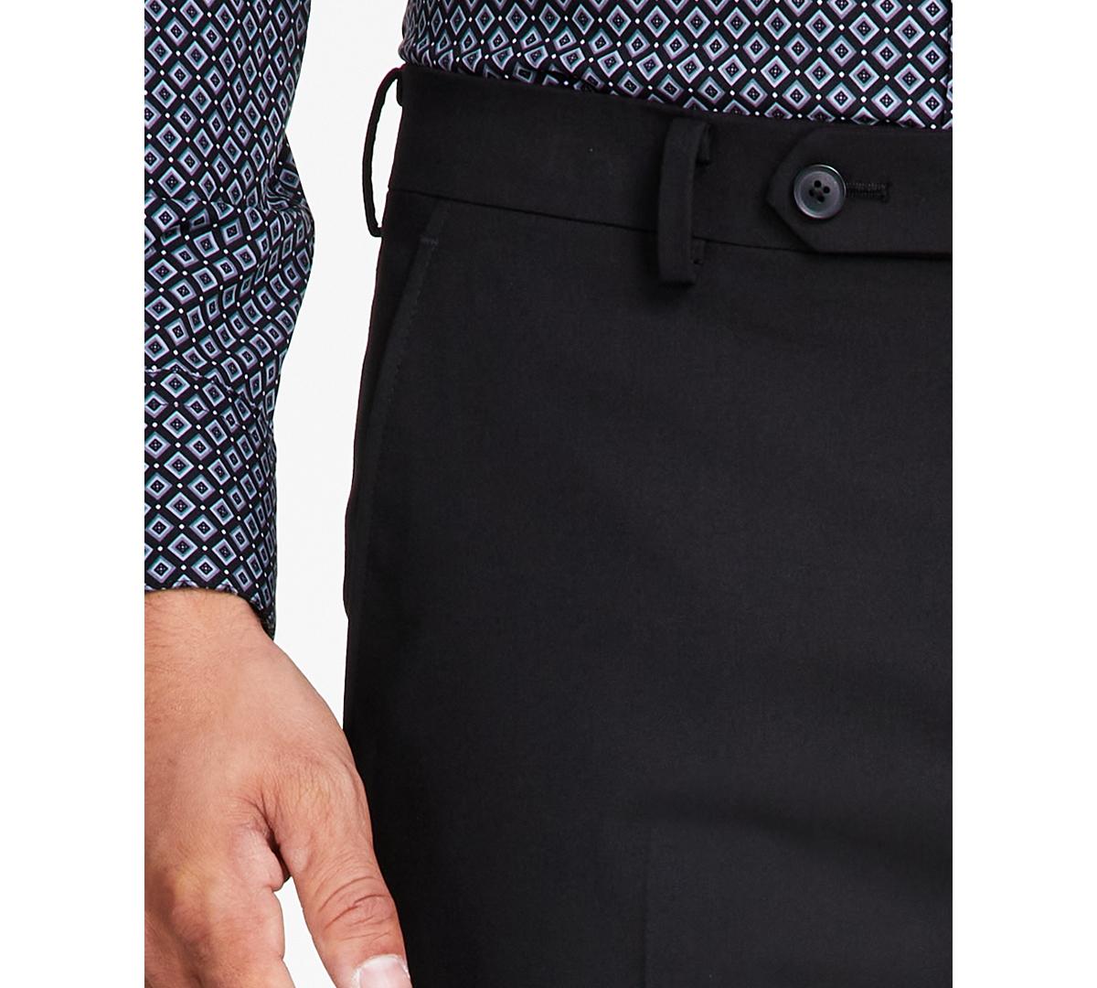 green emerald velvet dress Alfani Mens Slim fit Dress Pants 36 / 32 Navy Blue Solid Stretch  Bristol  Apparel Co