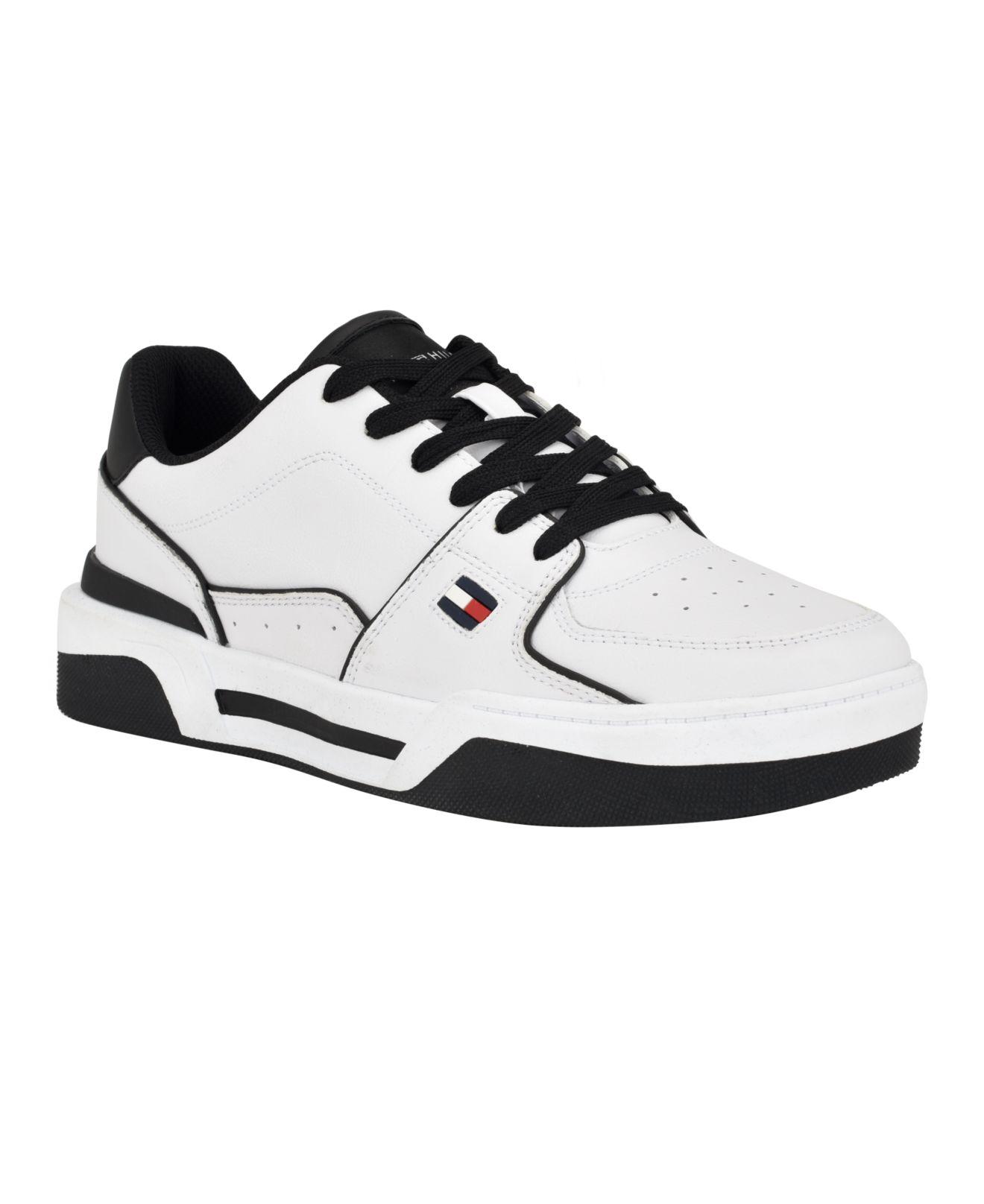 Tommy Hilfiger Ville Lace Up Low Top Sneakers in White for Men | Lyst