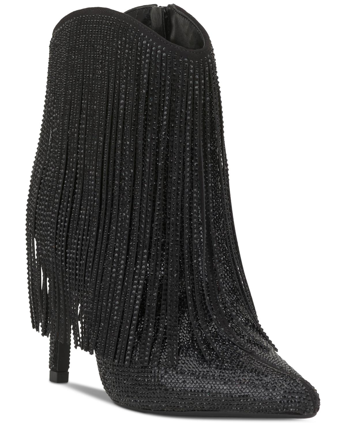 Western on sale fringe booties