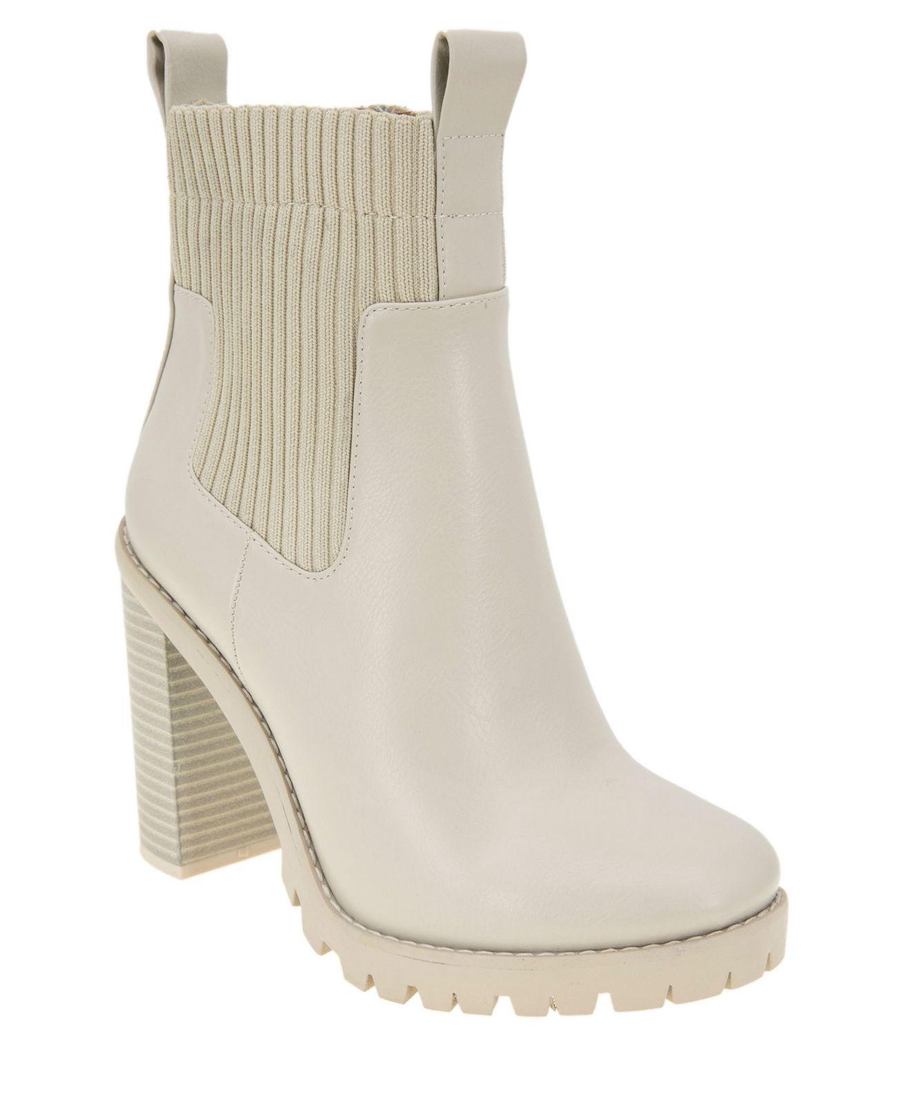BCBGeneration Synthetic Prali Lug Sole Chelsea Bootie | Lyst