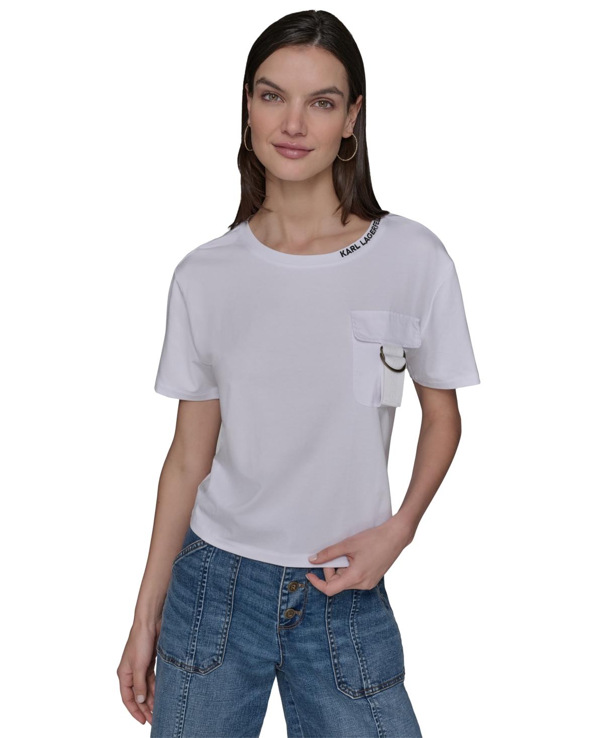 Karl Lagerfeld Short-sleeve tops for Women | Online Sale up