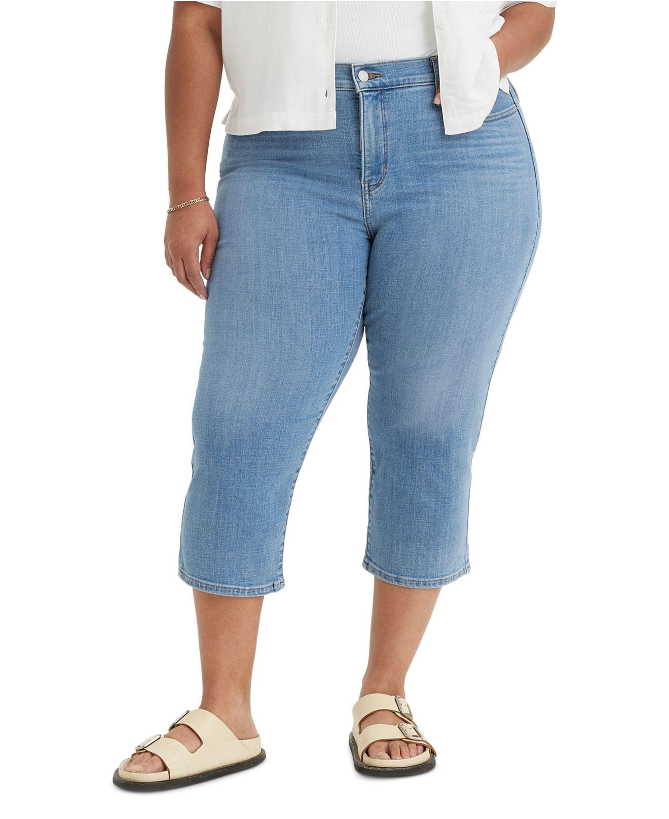 Levi's ® Trendy Plus Size 311 Shaping Skinny Capri Jeans in Blue | Lyst