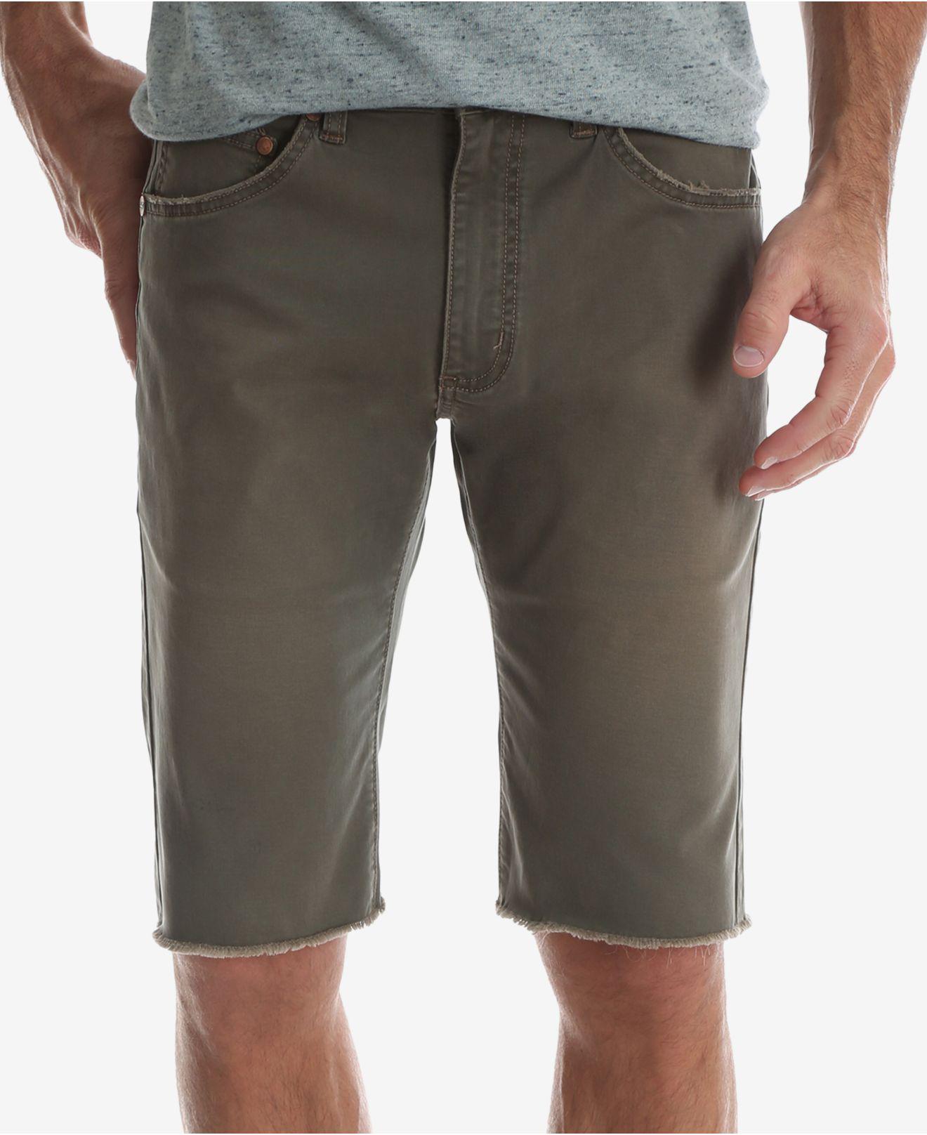 Buy > wrangler slim fit shorts > in stock