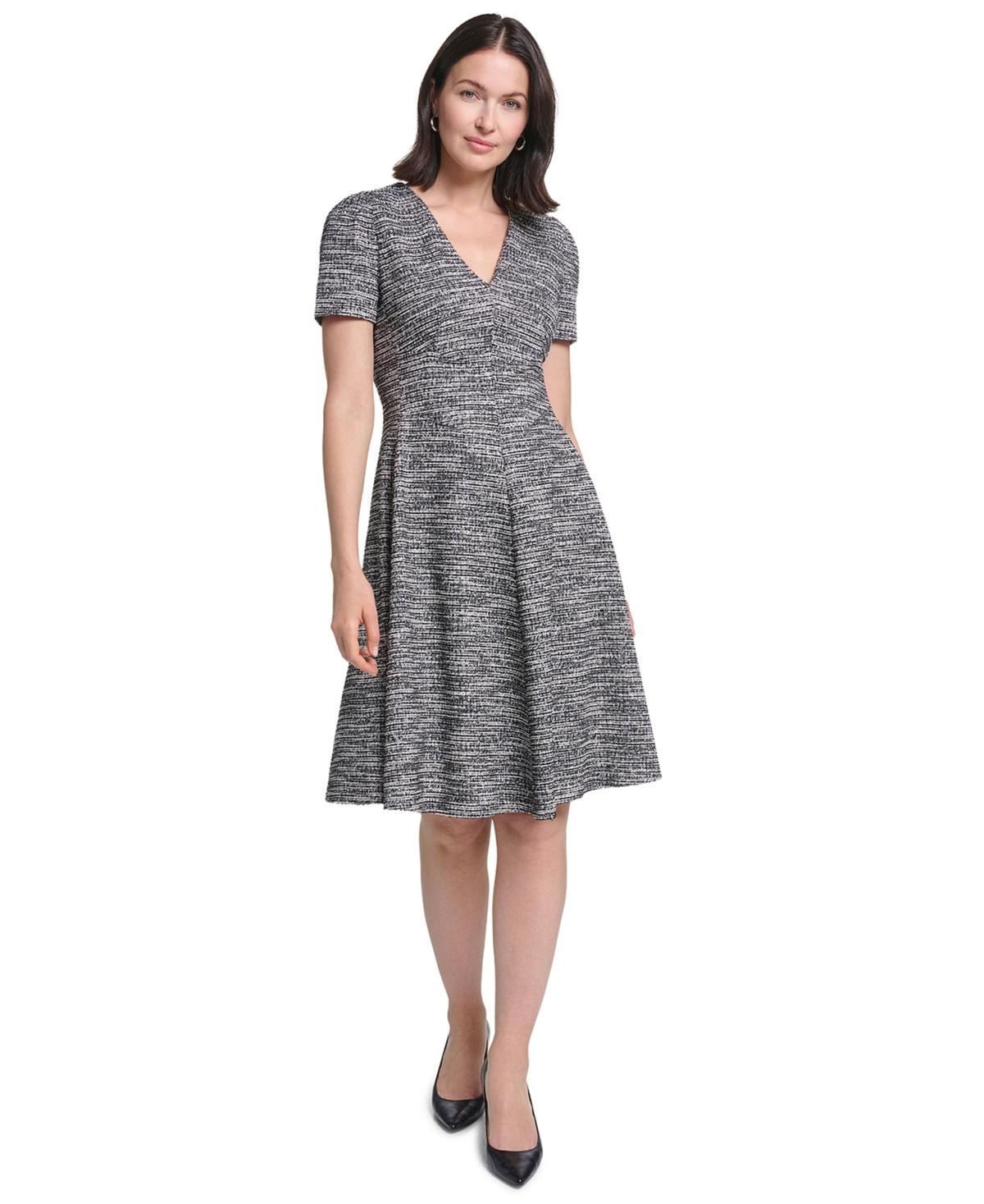 calvin klein grey floral dress Gray Dresses for Women collection:2025 Collection