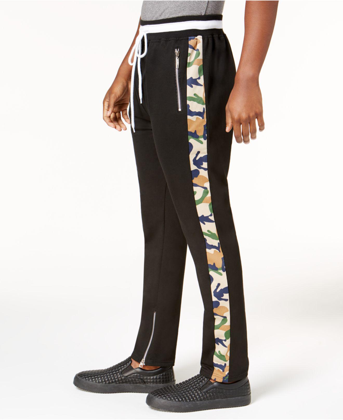 american stitch striped track pants