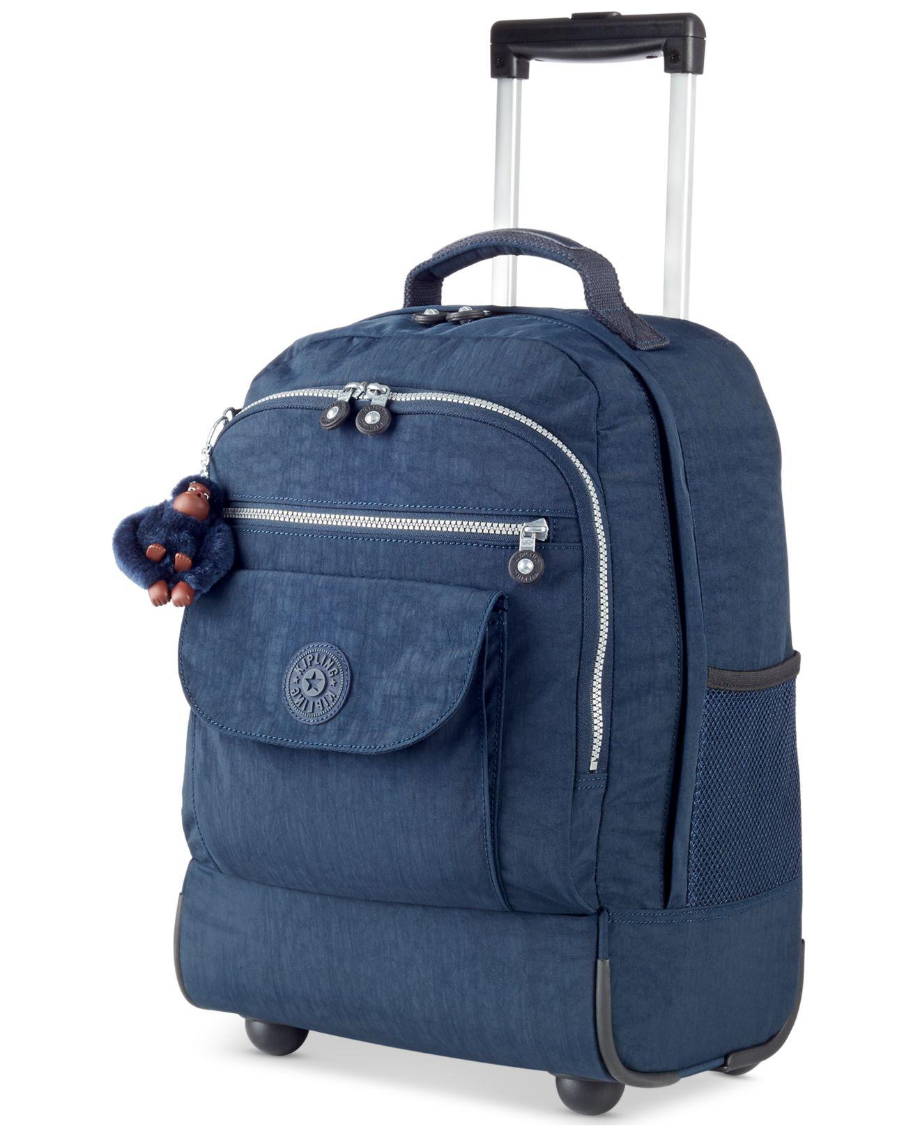 Kipling Sanaa Rolling Backpack in Blue | Lyst