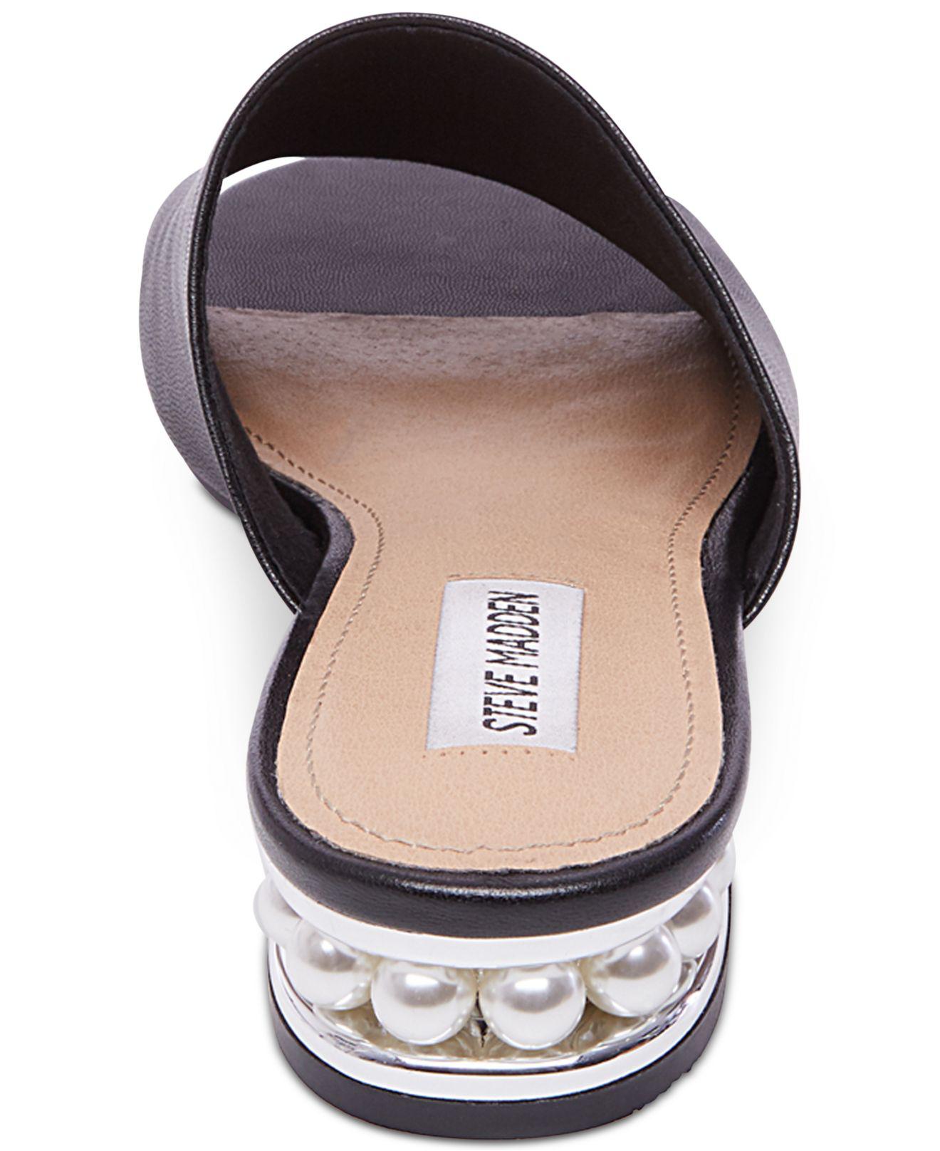 Steve madden pearl slides deals