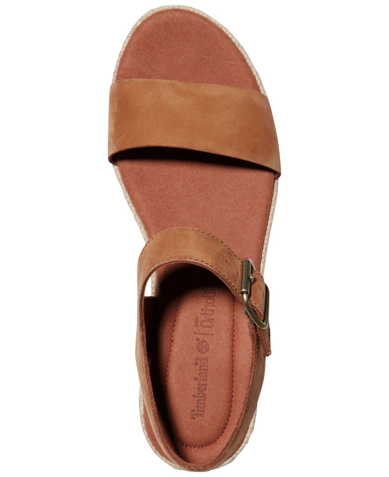 Timberland Santorini Sun 2 Ankle-strap Sandals in Brown | Lyst