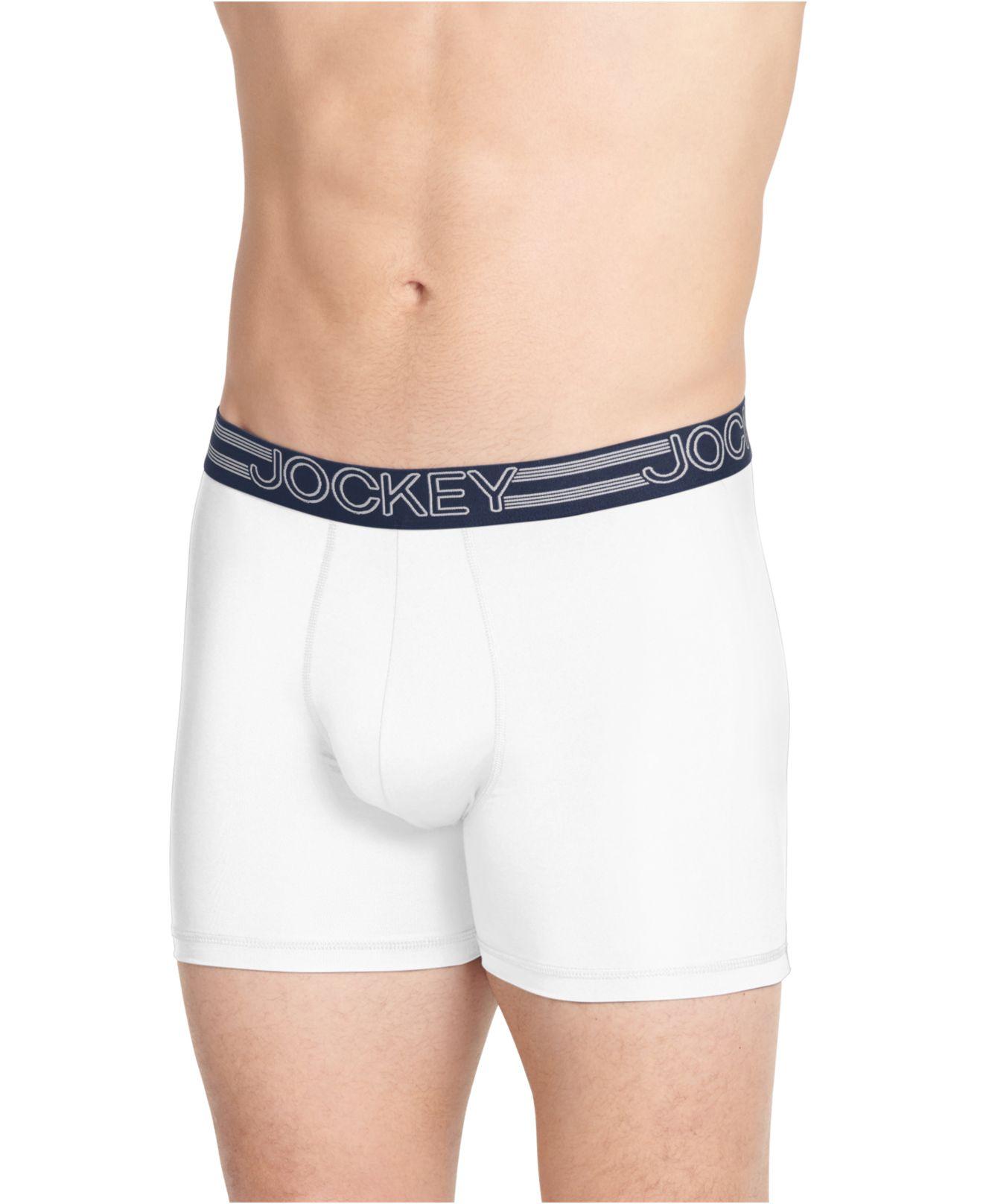 Jockey Synthetic 3pack Active Microfiber Boxer Briefs in Green for Men