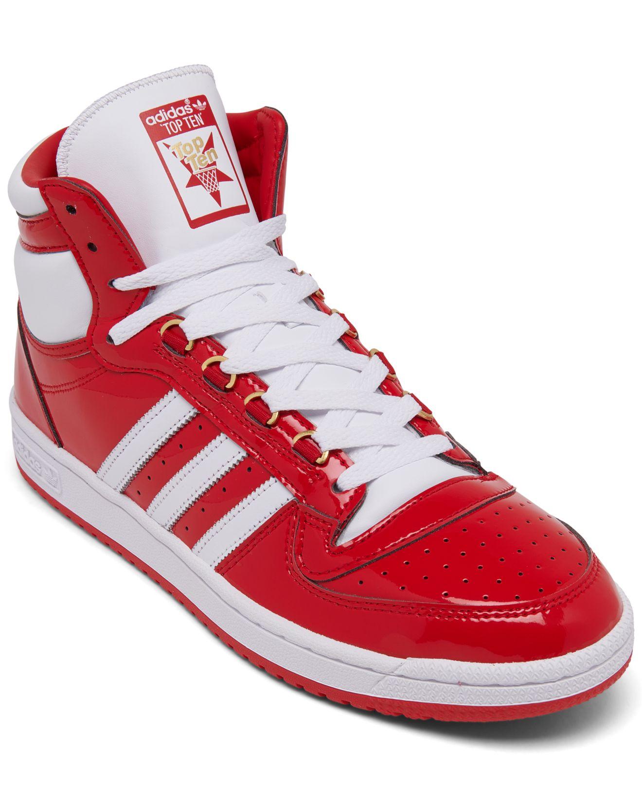 adidas Top Ten Rb Casual Sneakers From Finish Line in Red for Men | Lyst