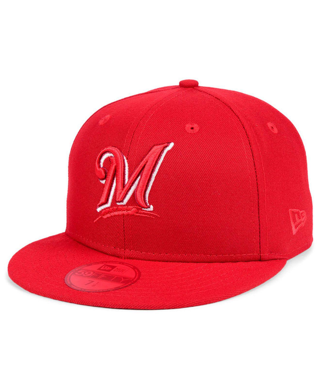 Red brewers hat Clearance