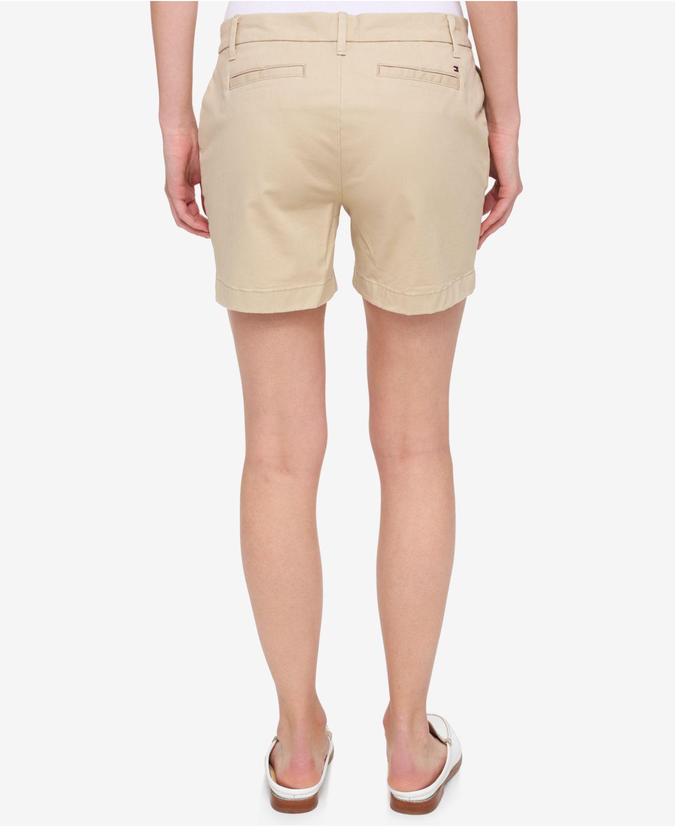 Tommy Hilfiger Cotton Hollywood Shorts in Khaki (Natural) Save 31 Lyst