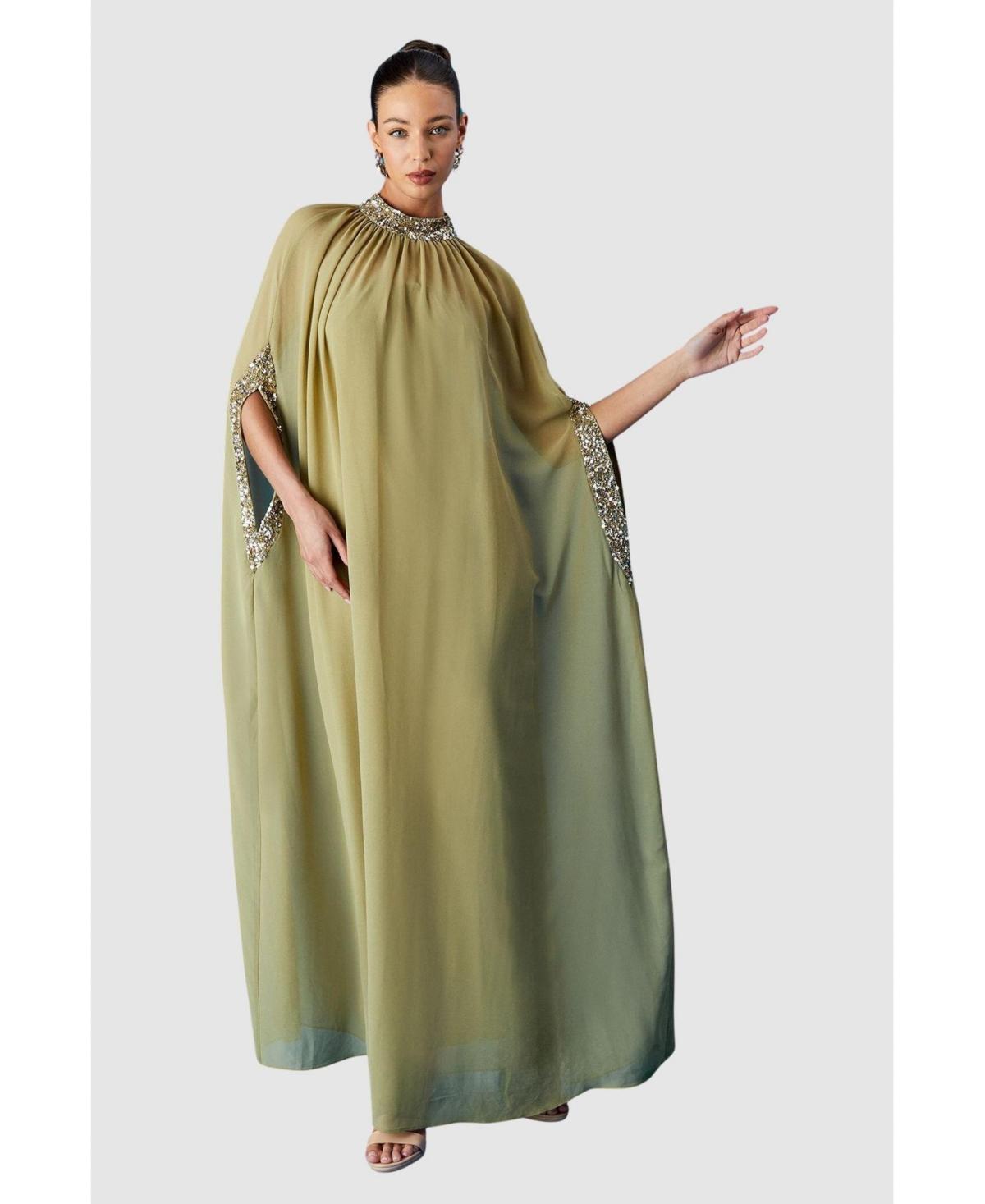 green emerald velvet dress Navy Embroidered Weston Mini Dress