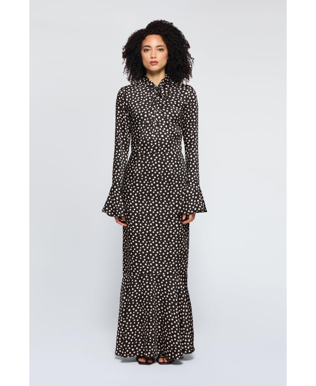 white christmas dresses Toni Woven Silk Dress – NA NIN