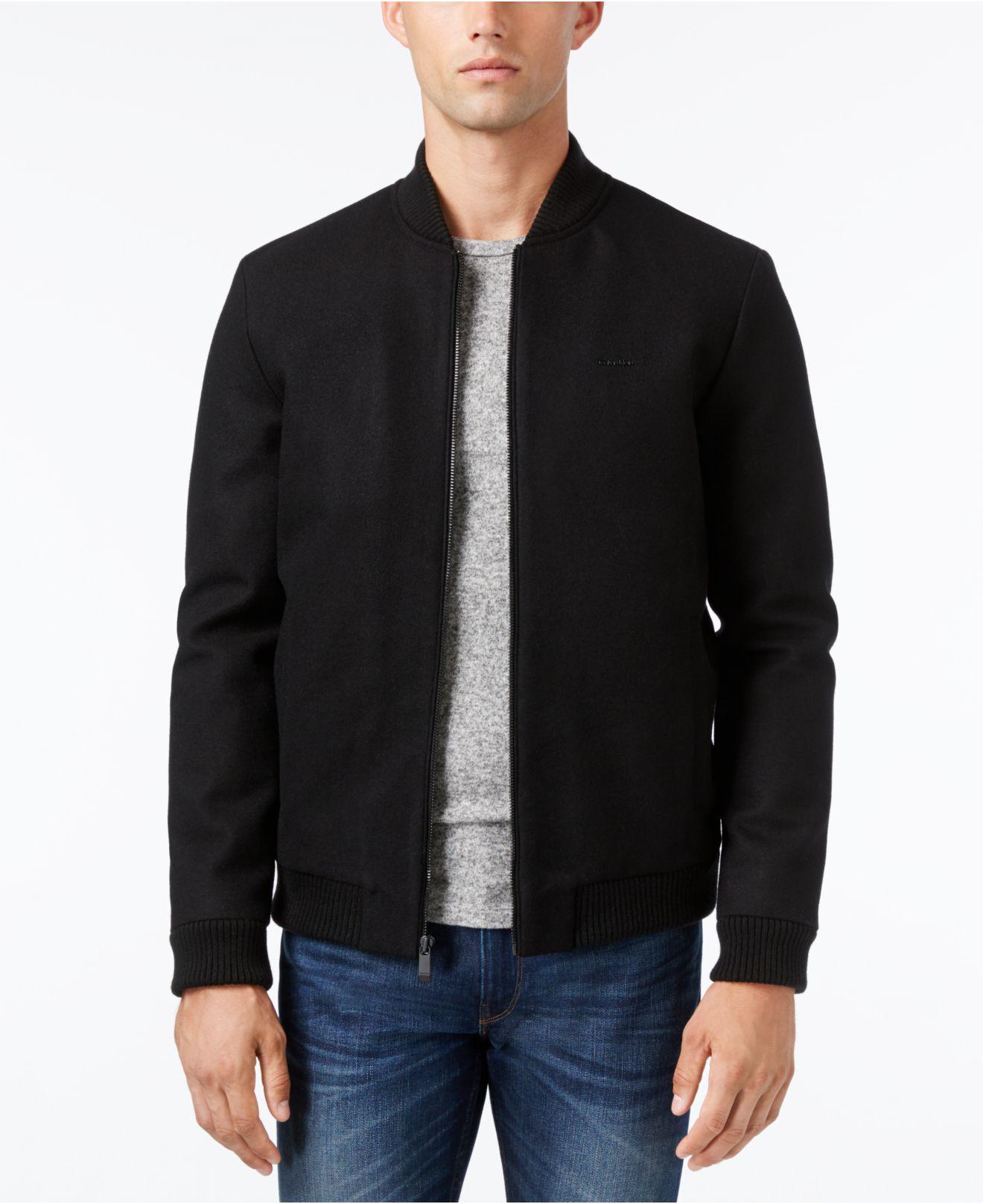 calvin klein baseball jacket