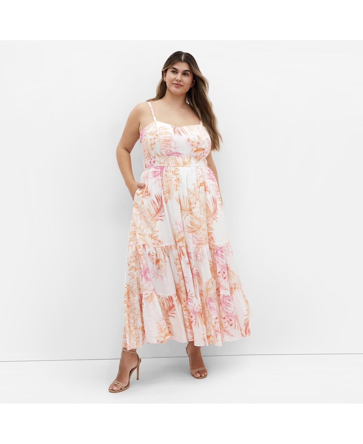 knee length dresses for ladies Petal Party Floral Lottie Maxi Dress