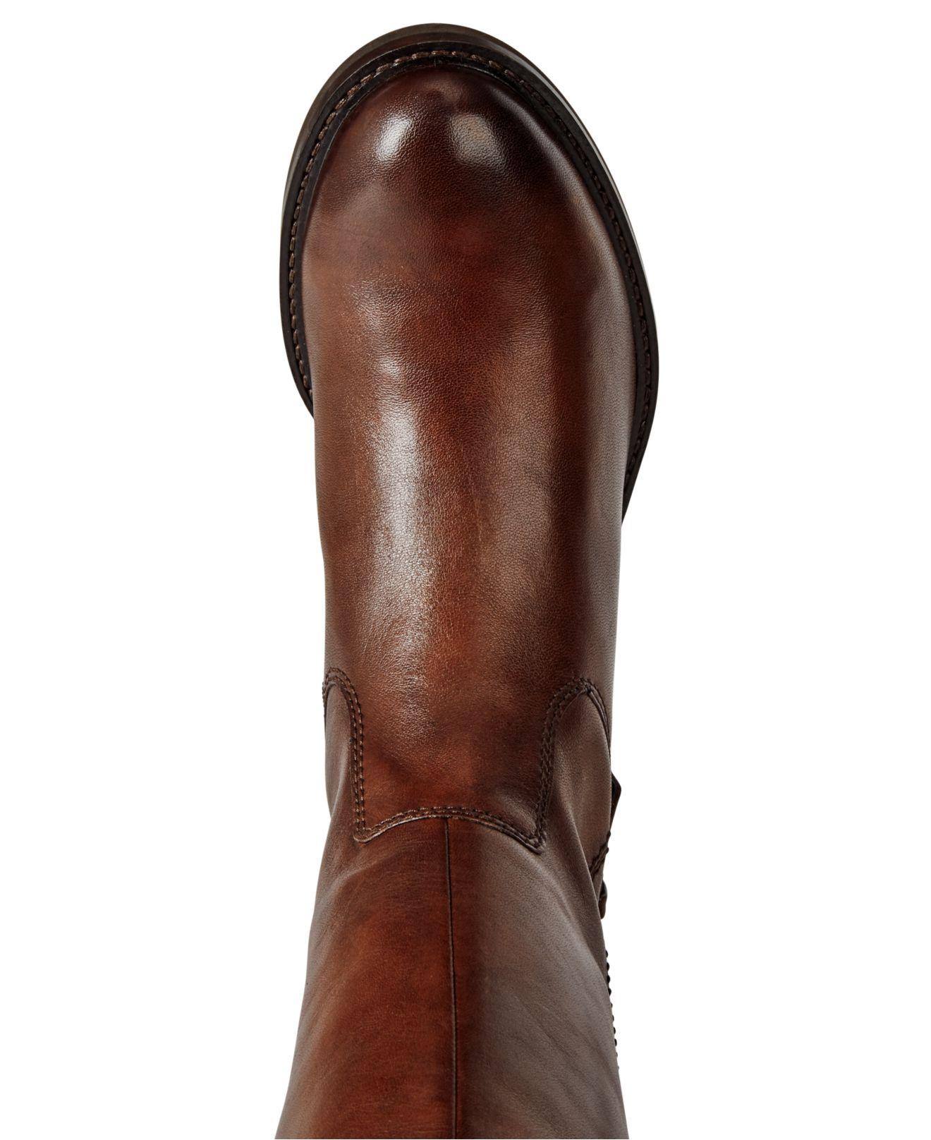 Ecco Sartorelle 25 Tall Buckle Boots in Brown | Lyst