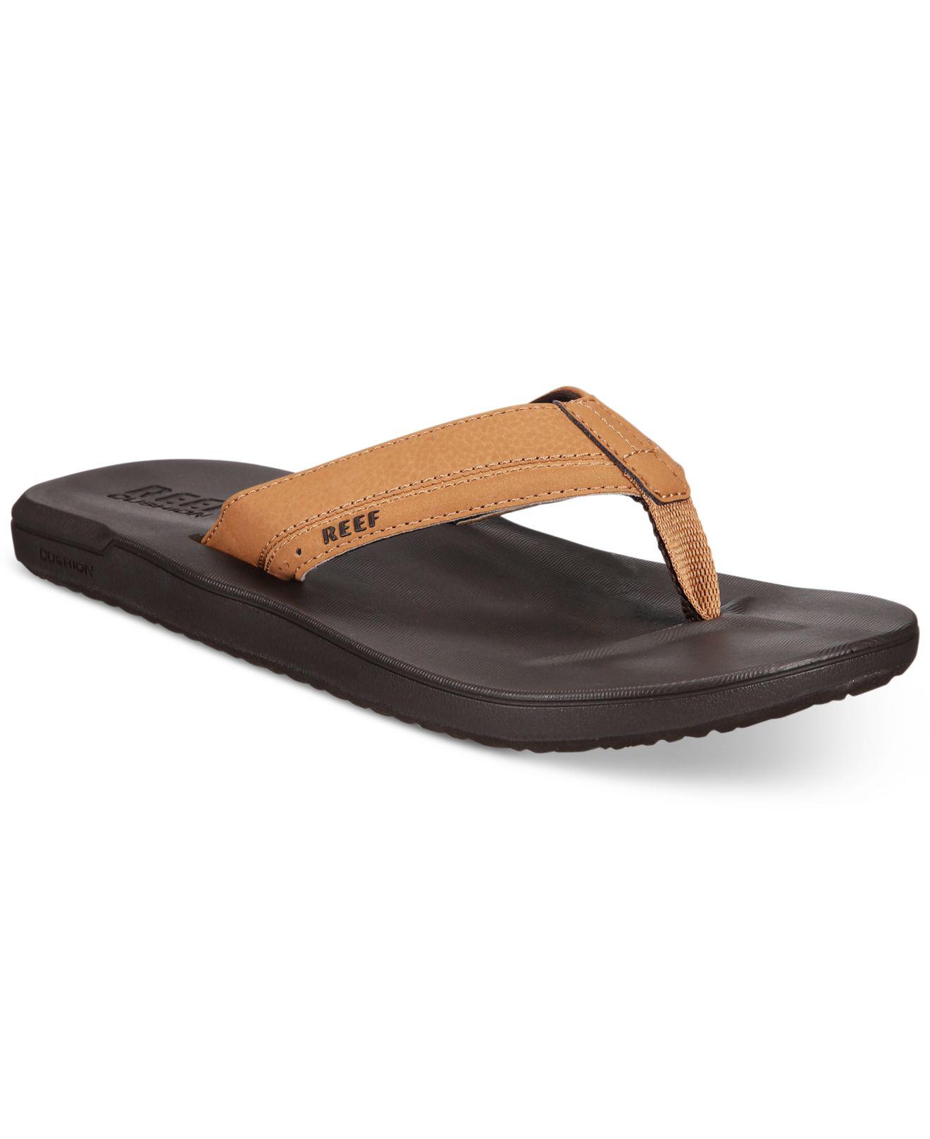 reef contoured cushion flip flops