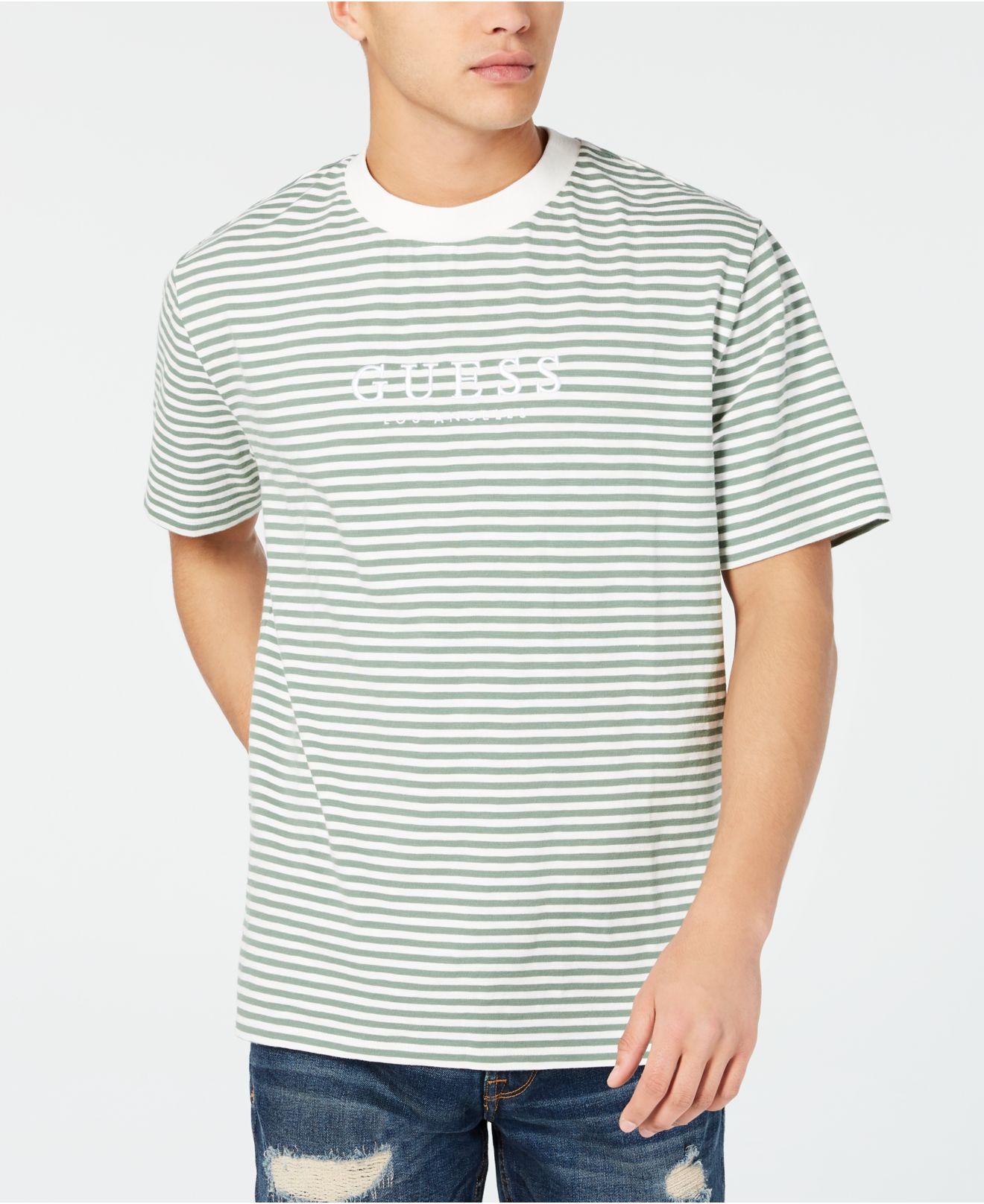 guess ivy striped tee