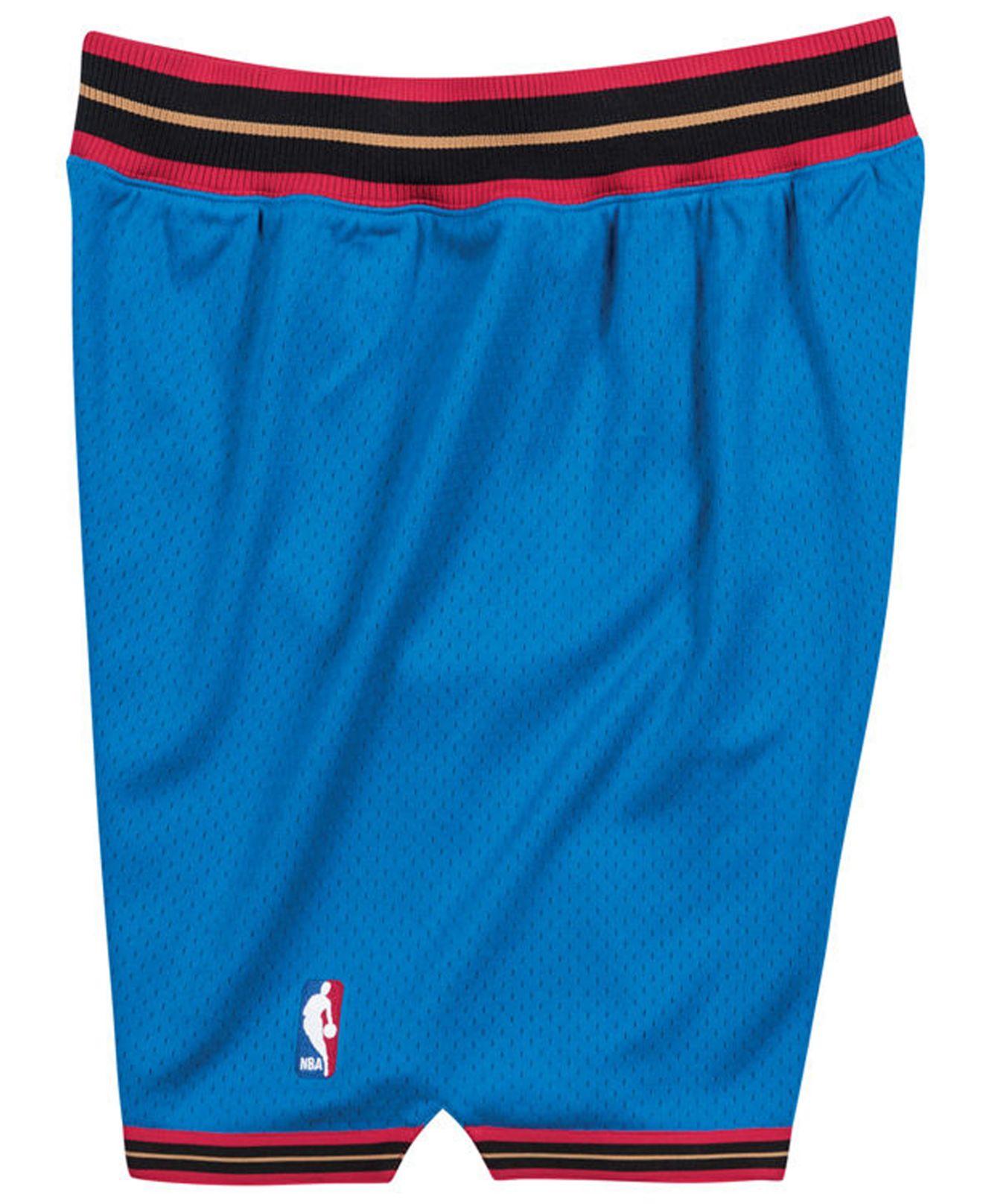 76ers authentic shorts