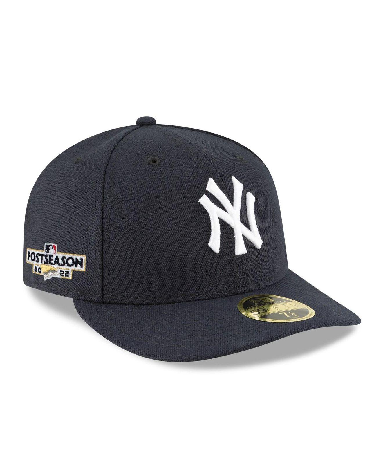 KTZ Navy New York Yankees 2022 Postseason Side Patch 59fifty