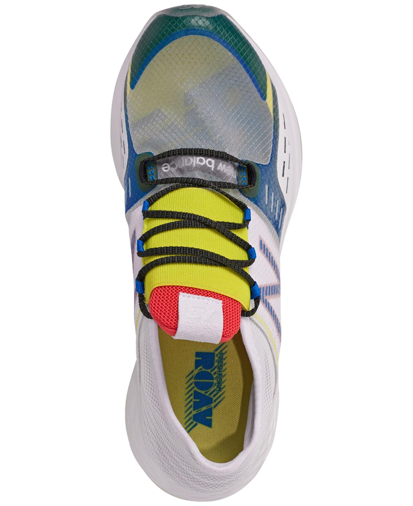 new balance fresh foam roav blur translucent running shoes