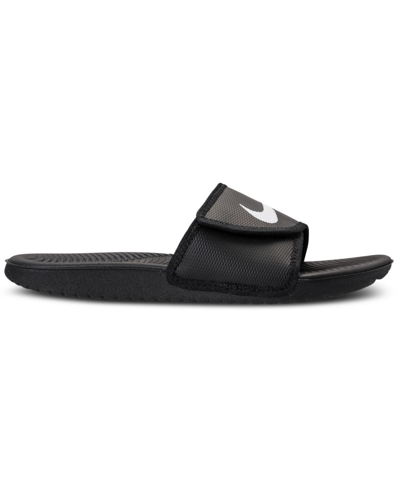 Men's Kawa Adjustable Slide Sandals From Finish Line Men's Kawa Adjustable Slide Sandals From Finish Line